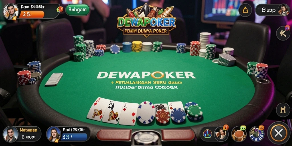 Screenshot gameplay DEWAPOKER dengan elemen petualangan yang seru.