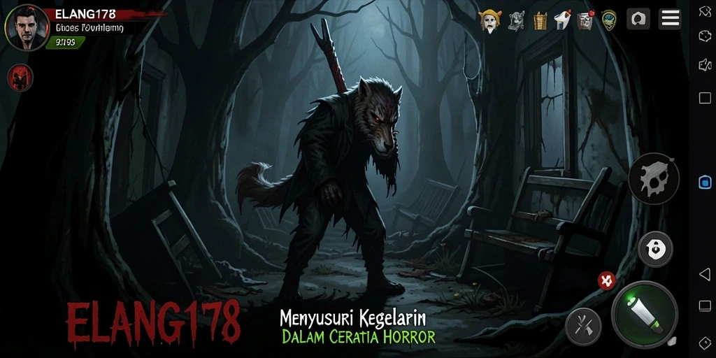 Tampak mencekam dalam gameplay ELANG178 dengan elemen horror yang mendalam.