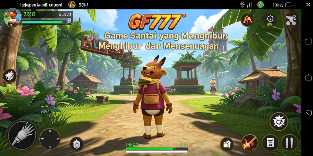 Tampilan gameplay GF777 yang ceria dan menarik.