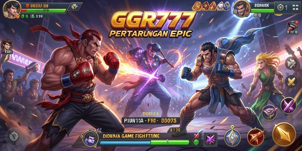 Gameplay seru GGR777 dengan pertarungan mendebarkan dan karakter unik.