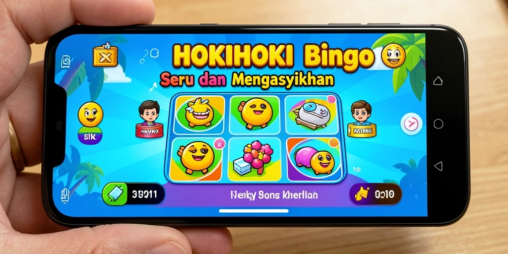 Tampilan gameplay HOKIHOKI dengan hadiah menarik dan interaksi pemain.
