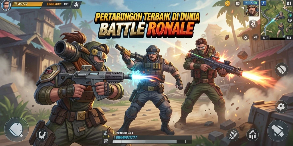 Tampilan aksi mendebarkan dalam permainan JELAS777.