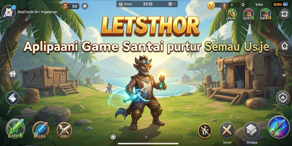 Screenshot gameplay LETSTHOR menampilkan momen seru permainan Casual.