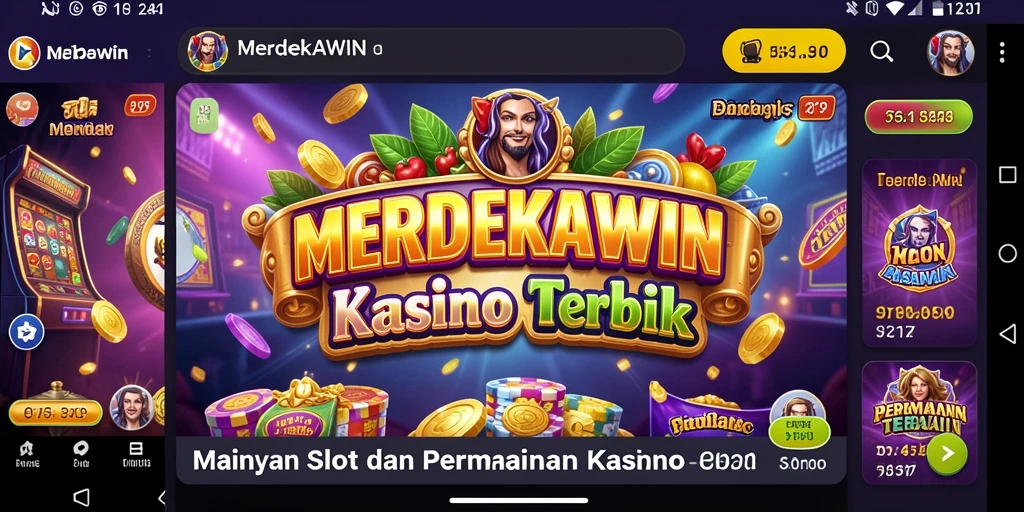 Gameplay seru dan menghibur dari MERDEKAWIN saat bermain kasino.
