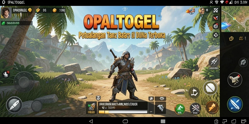Tampilan gameplay OPALTOGEL yang luas dan mendebarkan.