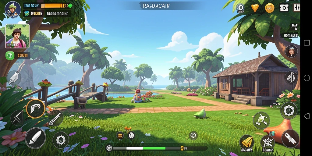Screenshot gameplay RAJACAIR yang penuh aksi dan keseruan.