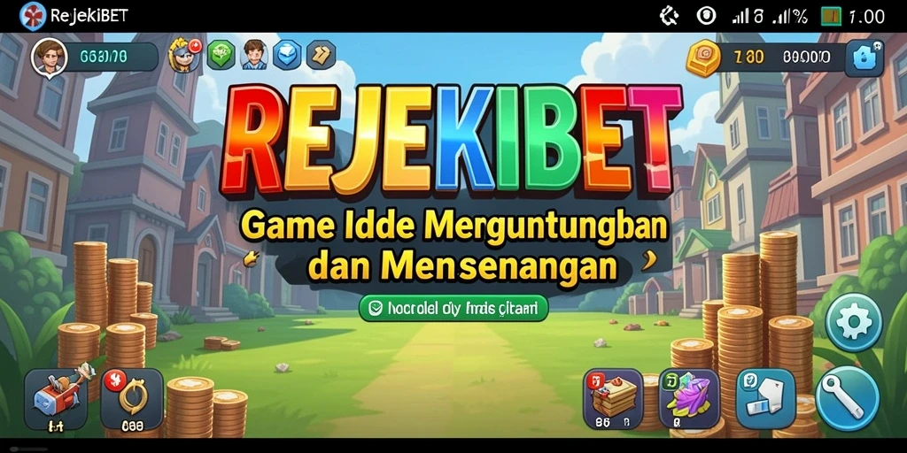 Tampilan gameplay menawan dari REJEKIBET dalam aksi Idle.