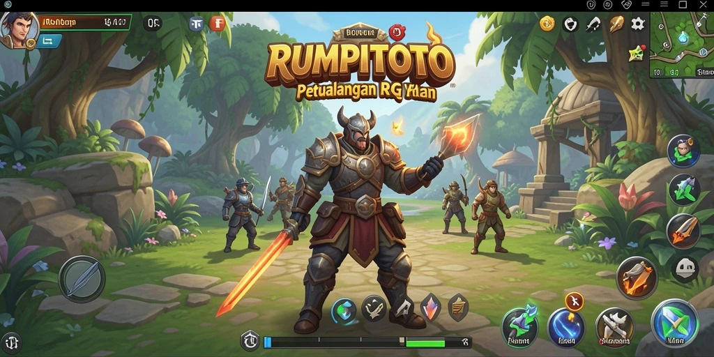 Tampilan gameplay yang menarik dalam RUMPITOTO, menawarkan pengalaman RPG yang mendalam.