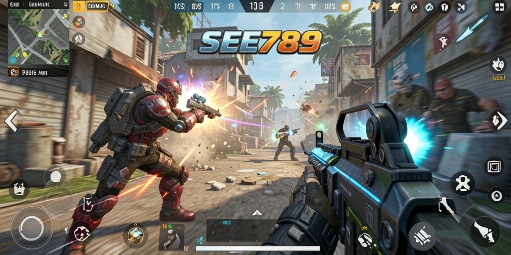 Gameplay seru SEE789 dengan aksi TPS yang mendebarkan.
