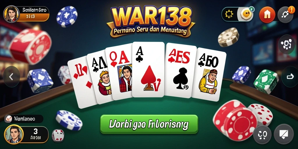 Tampilan screenshot gameplay <strong>WAR138</strong> yang penuh aksi dan strategi.